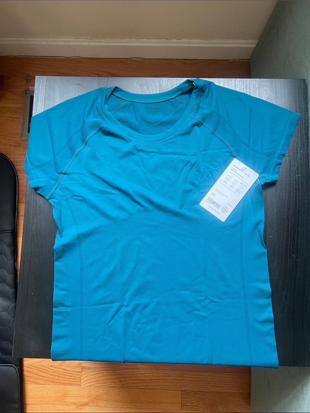 Athleta Bright Teal Performance Short-Sleeve Tee